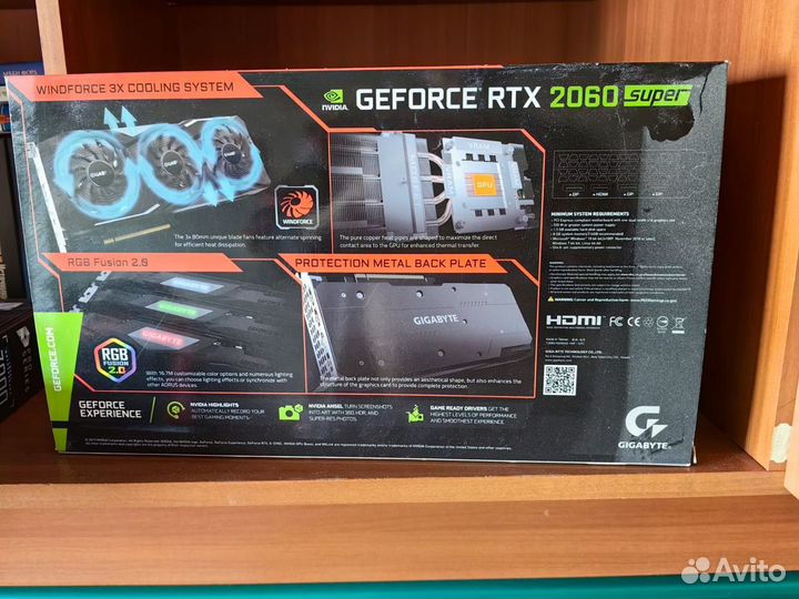 Видеокарта rtx 2060 super 8gb