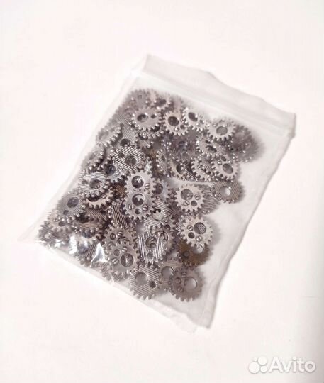 Декоративные шестеренки, скрапбукинг, 75 шт