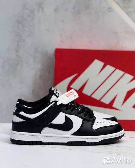 Кроссовки Nike dunk чёрные 1