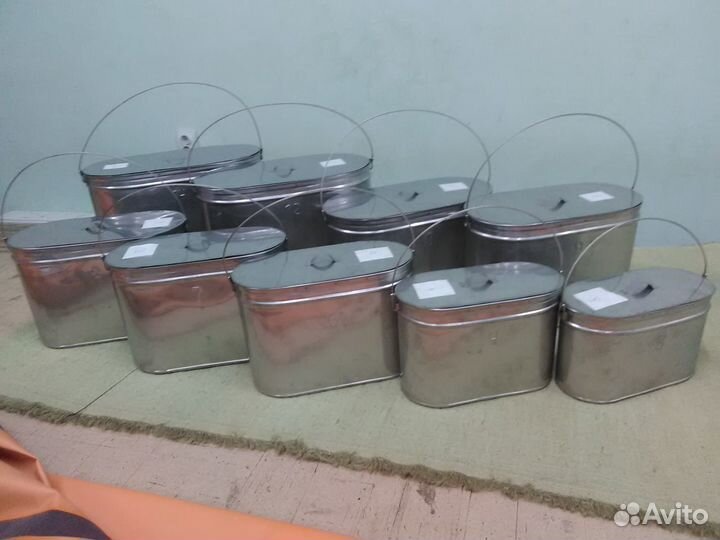 Котелки туристские нержавейка с крышками