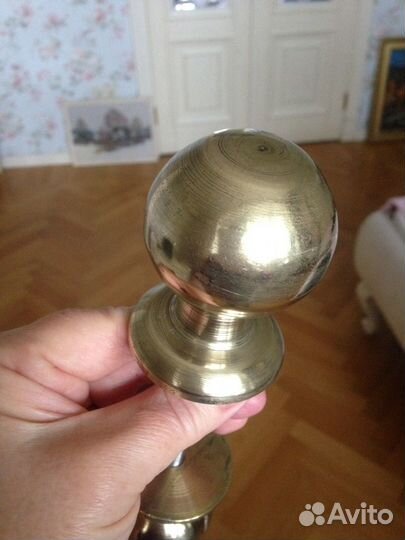 Ручка латунная дверная