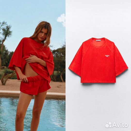 Футболка Zara Новая коллекция 2024