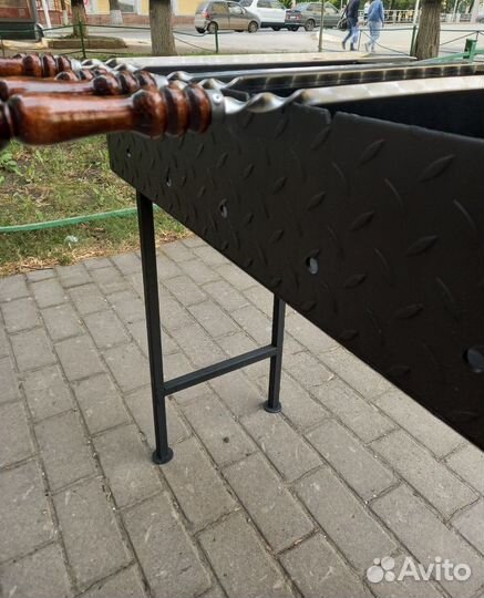 Мангал + чугунный казан + шампура + ляган