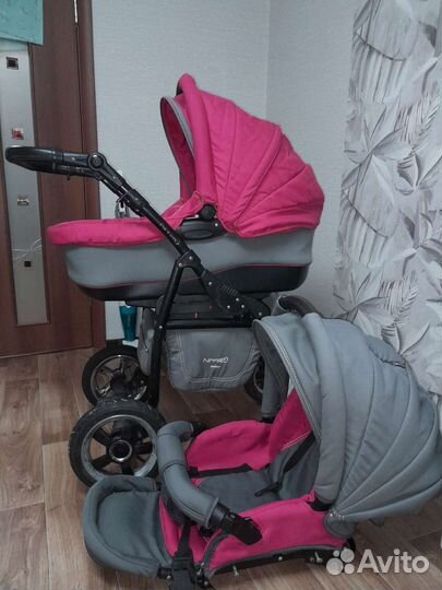 Коляска 2 в 1 adamex nitro