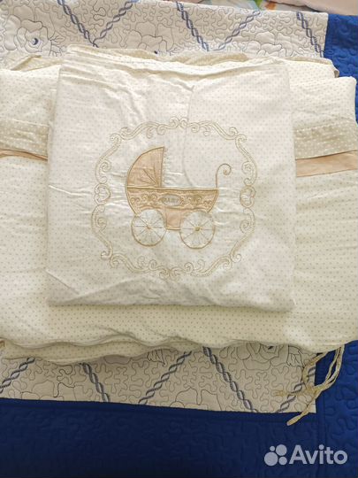 Комплект постельного белья с бортами