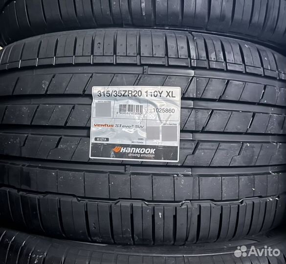 Hankook Ventus S1 Evo3 SUV K127A 275/40 R20 и 315/35 R20