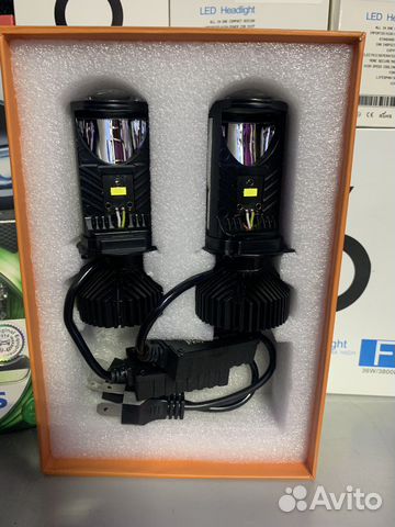 Диодные лампы h4 с линзой