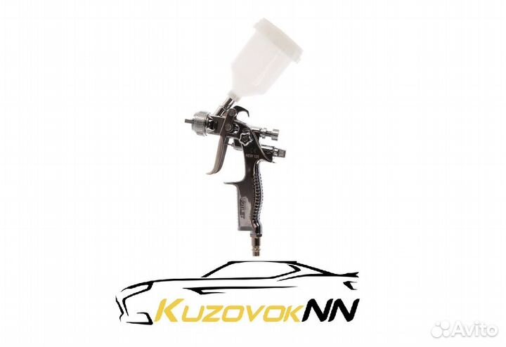 Краскопульт NEW-125 1мм, верхний бачок 125мл