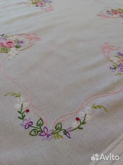 Скатерть чайная винтаж Германия ручная работа