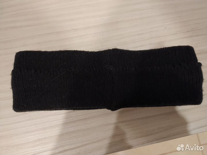 Повязка на голову вязаная