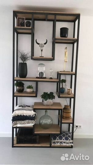 Стеллаж в стиле лофт