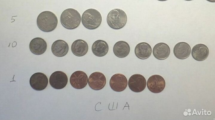Иностранные монеты разные
