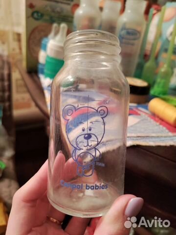 Стеклянные бутылочки для кормления