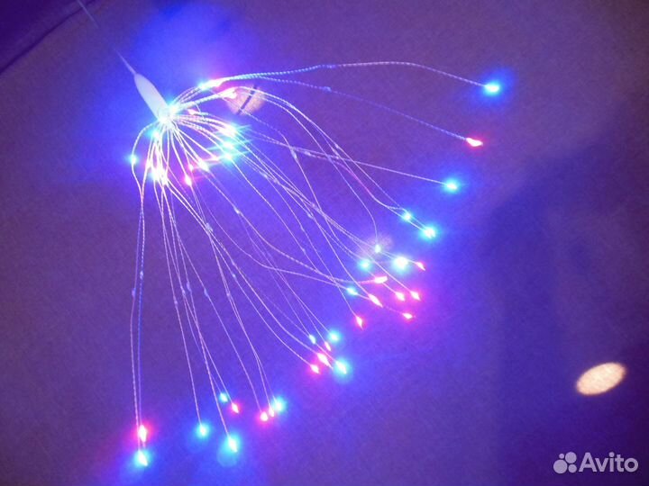 Гирлянда фейерверк на батарейках