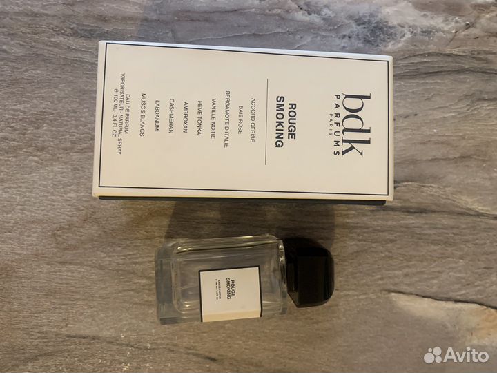 Флакон и футляр BDK Rouge smoking + Jo Malone