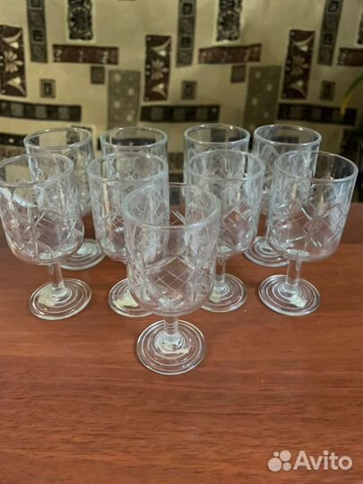 Рюмка на ножке и с основанием металическим СССР