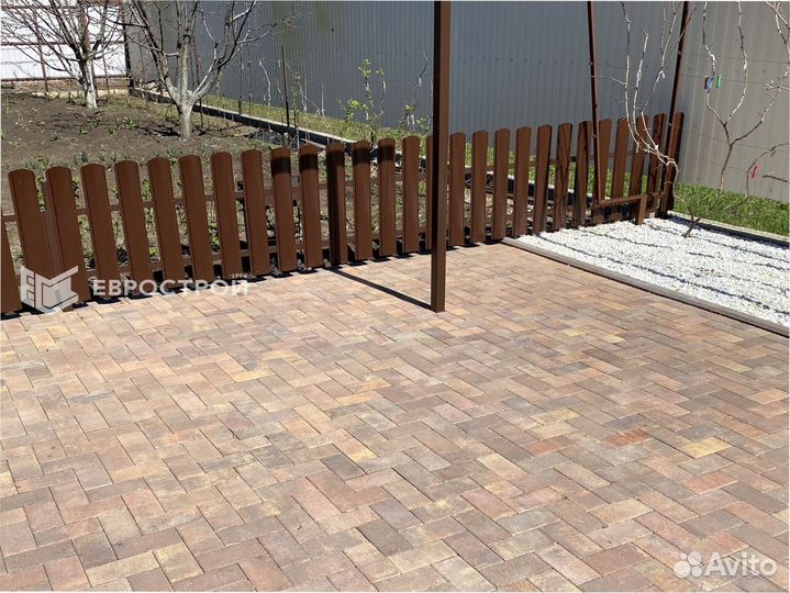 Тротуарная плитка с работами под ключ