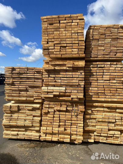 Доска обрезная по (ту) / ель / сосна
