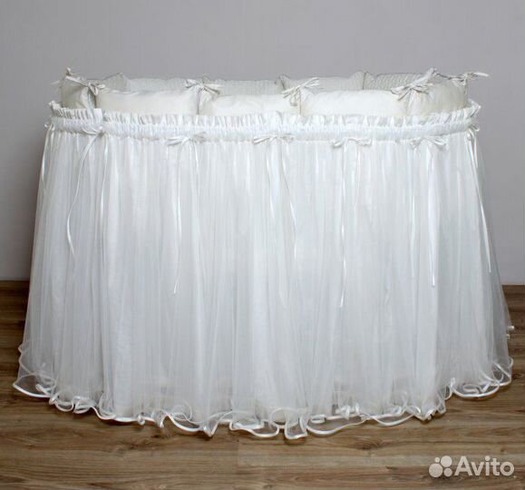 Подзор на кроватку (юбка) арт.В1
