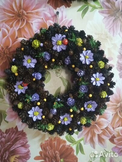 Венок на стену, на дверь