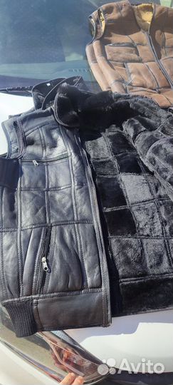Жилетки из овчины