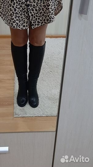 Зимние женские сапоги 38 натуральная кожа