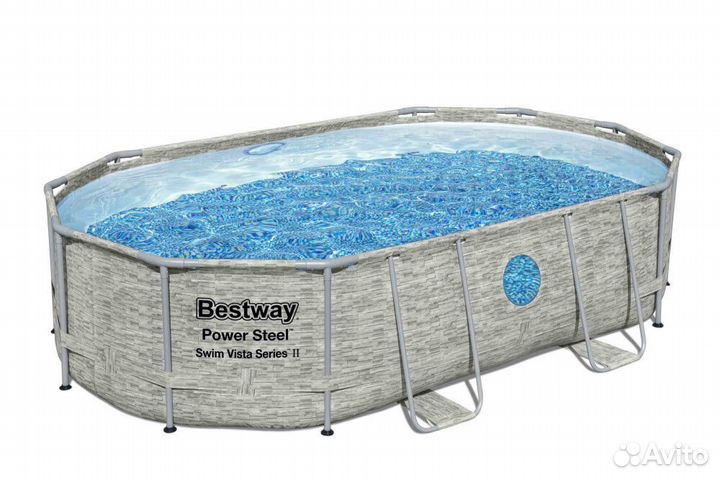 Каркасный овальный бассейн Bestway 