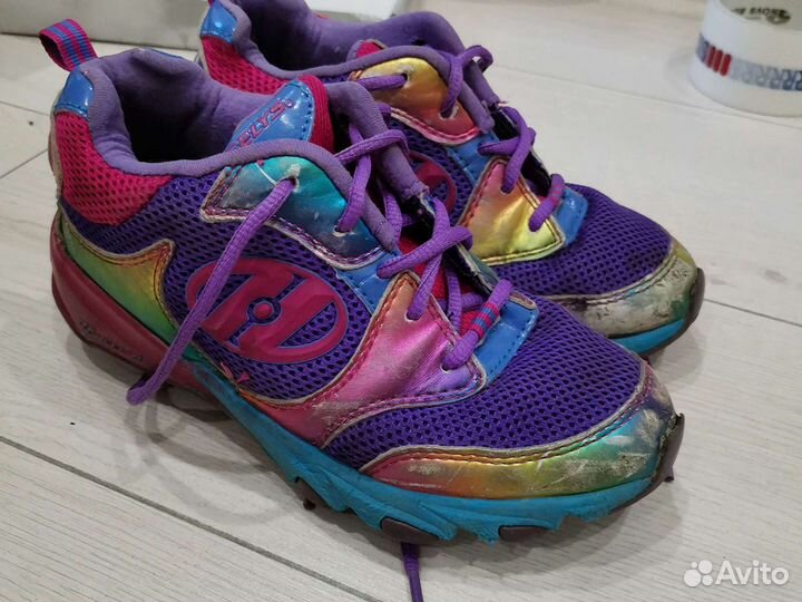 Кроссовки ролики Heels на колёсах. 34 размер