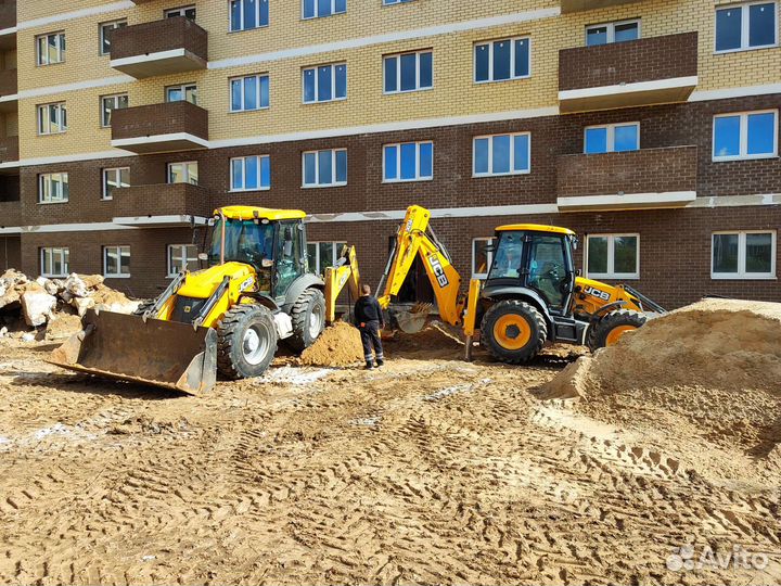 Услуги экскаватора-погрузчика JCB 4CX (гидромолот)