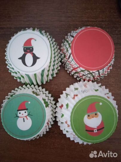 Бумажные формы для кексов-141 шт