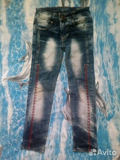 Джинсы на девочку