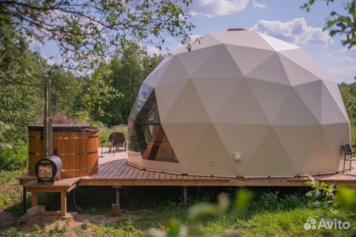 Купольный шатер под павильон, ангар, кафе