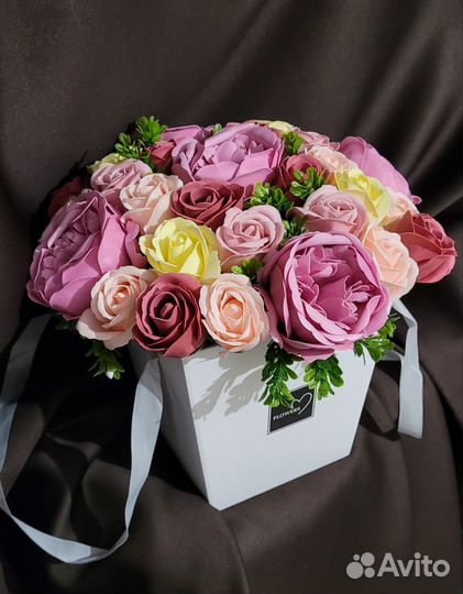 Букет из мыльных цветов микс