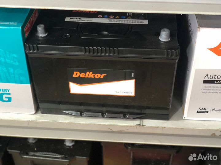 Аккумулятор автомобильный 90 Ah Delkor 105D31L