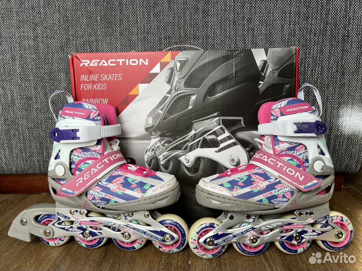 Роликовые коньки детские раздвижные 26-31