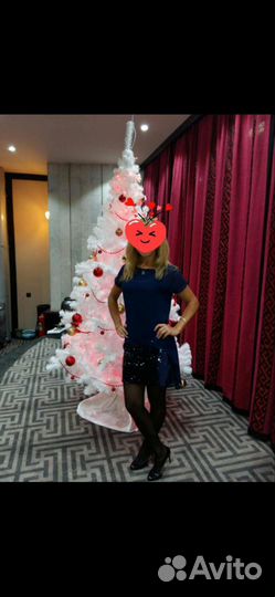 Платье женское вечернее новогоднее 44 блестящее