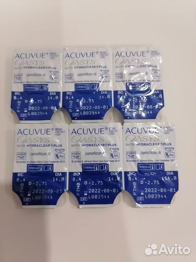 Линзы контактные acuvue oasys