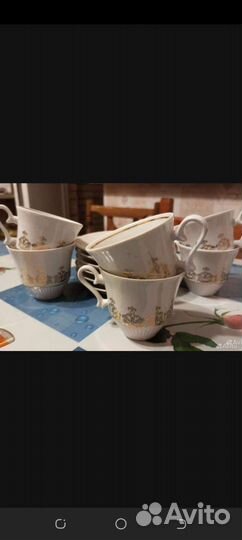Сервиз кофейный Барановский фарфоровый завод СССР