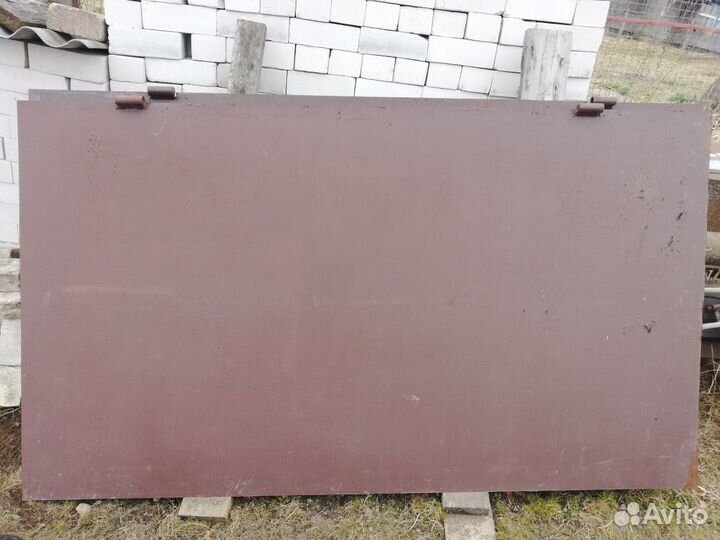 Ворота гаражные металлические бу