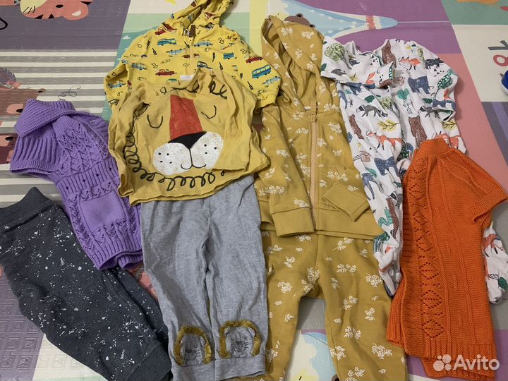 Пакет брендовых вещей на 9-12 месяцев