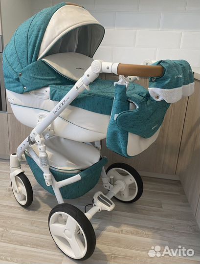 Коляска Riko Bruno Luxe 3 в 1 Малахит
