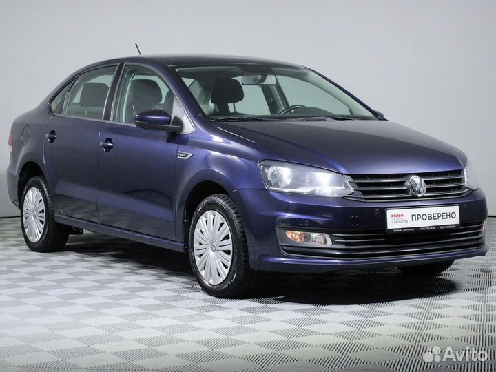Volkswagen Polo 1.6 AT, 2017, 117 631 км