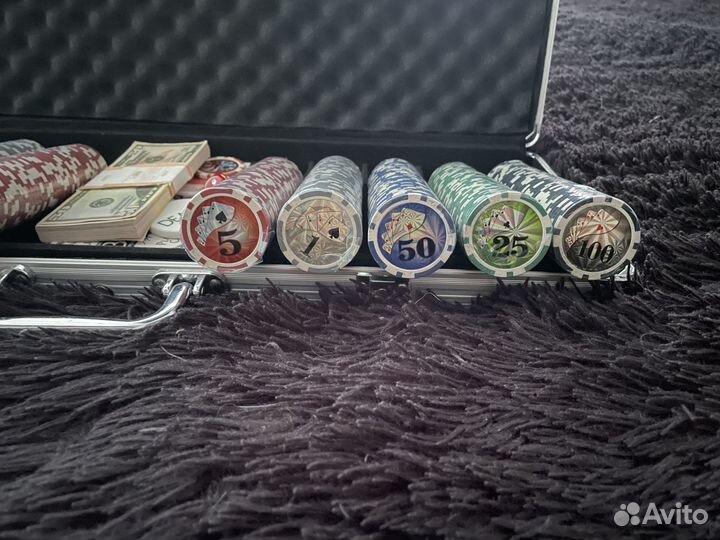 Набор для покера 500 фишек
