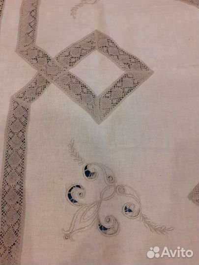 Скатерть салфетки лен