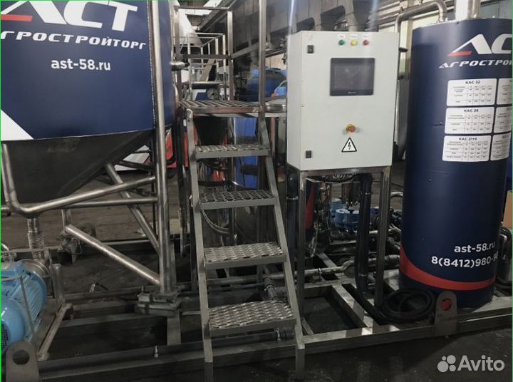 Растворный узел для удобрений жку