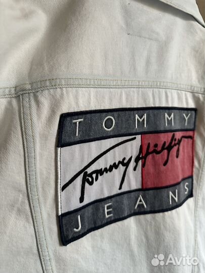 Джинсовая жилетка tommy jeans оригинал