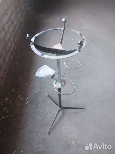 Аквариум круглый на 20 литров с подставкой