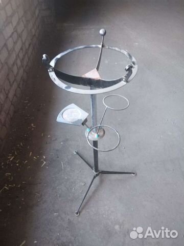 Аквариум круглый на 20 литров с подставкой