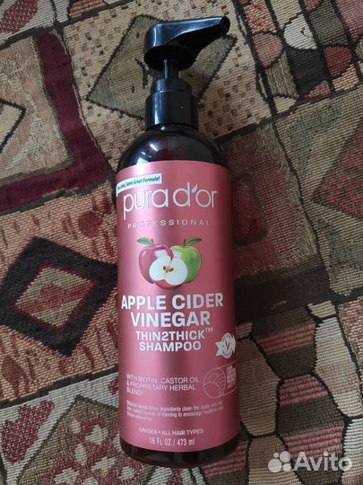 Шампунь Pura Dor с яблочным уксусом