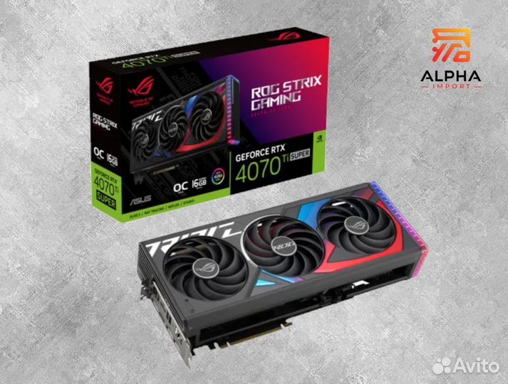 Asus ROG strix GeForce RTX 4070Ti 16GB Новая